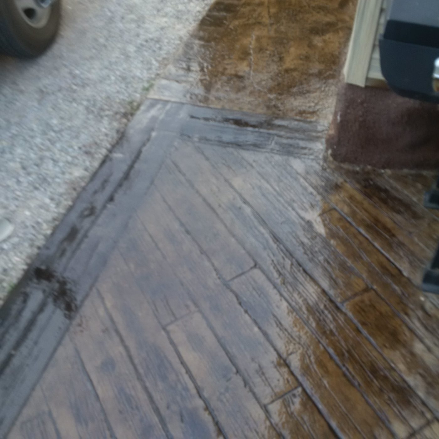 Wood Plank with Border by Dura Concrete Floors in Orillia and Simcoe County, Ontario, photo 8