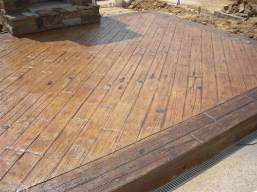 Wood Plank with Border by Dura Concrete Floors in Orillia and Simcoe County, Ontario, photo 9